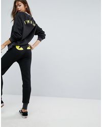Joggers con occhi di gatto di Wildfox in Black