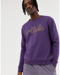 fila sweatshirt mens purple