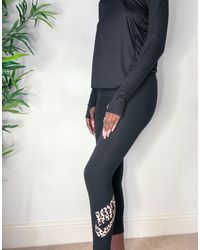Nike leggings With Leopard Print Swoosh 