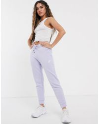 Nike Katoen Essentials - Smalle joggingbroek in het Paars - Lyst