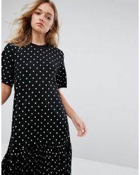 monki polka dot dress