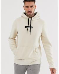 hollister box logo hoodie