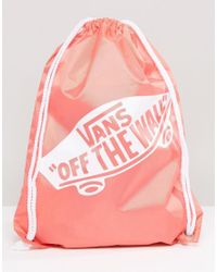 vans off the wall drawstring bag