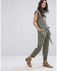 abercrombie green jumpsuit