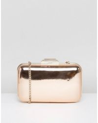 rose gold box bag