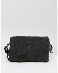 black crossbody bag thick strap