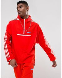 Adidas Originals Synthetic Osaka Tennoji Windbreaker In Orange Bk6865 For Men Lyst