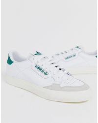 adidas Rubber Continental 80 Vulc Sneakers in White for - Lyst