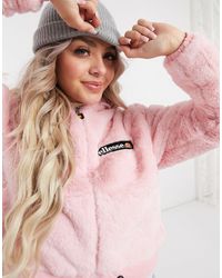 pink ellesse jacket