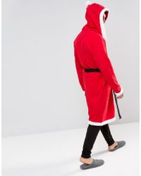 santa dressing gown