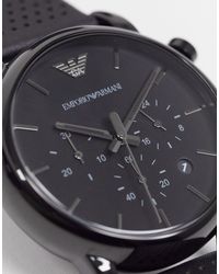 Emporio Armani Ar1737 Watch in Black for Men | Lyst