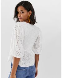 نعناع الأنانية غص asos white blouse 