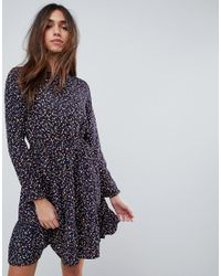 long sleeve tea dress