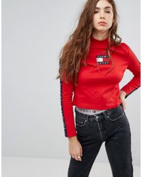tommy hilfiger red top