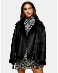 TOPSHOP Leather jackets for Women - Up to 40% off at Lyst.com