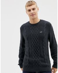 icon cable knit sweater