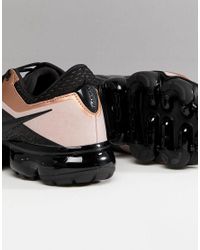nike running vapormax mesh 19 trainers in rose gold