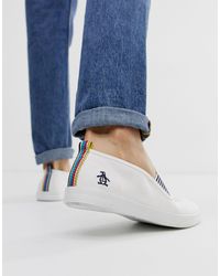 Zapatillas Original Penguin de Lona de color Blanco para hombre | Lyst