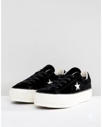 converse one star platform ox