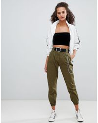 Bershka Cargo pants for Women - Up to 70% off at Lyst.com