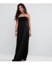 bandeau maxi dress beach
