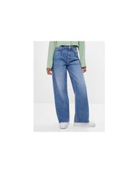 Pantaloni larghi anni '90 con fondo ampioBershka in Denim di colore Blu |  Lyst