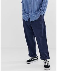 Pantalones plisados en azul marino Jordanville Dickies de hombre de color  Azul | Lyst