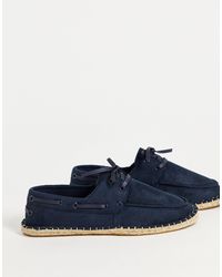 Náuticos de cuero en tostado con suela de goma de ASOS DESIGN-Marrón -  GLAMI.es