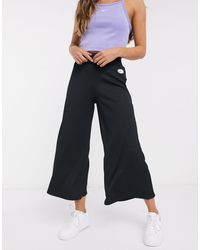 nike black wide leg high waist sweatpants