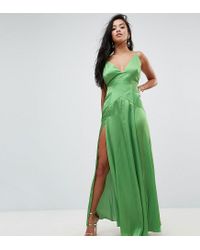 asos ultimate cami thigh split maxi dress