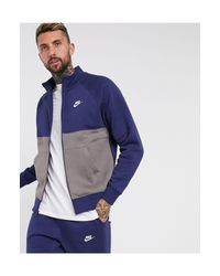 Conjunto Nike Tech Azul Marino y Gris – Titan Zapas
