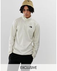 the north face glacier quarter zip fleece
