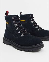 Botas negras Caterpillar de Caucho de color Negro para hombre | Lyst