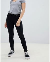 lee scarlett skinny jeans black