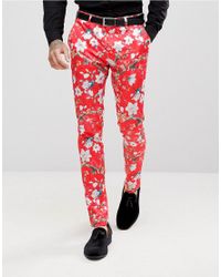 super skinny suit pants mens