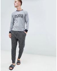 Hugo Boss Pyjamas in Gray for Men - Lyst