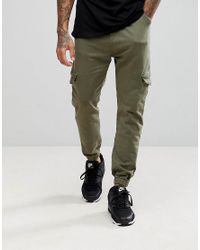 tan cargo joggers