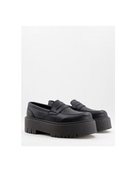 topshop black flat shoes