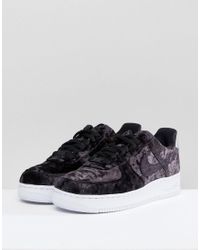 nike air force 1 07 black velvet