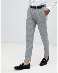 mens skinny smart pants