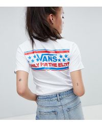 t shirt vans femme blanche