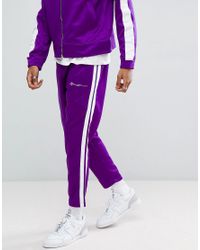 purple sweatpants mens