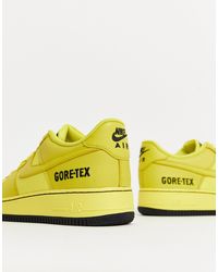 Air Force 1 GORE-TEX Zapatillas Nike de Caucho de color Amarillo para hombre  | Lyst