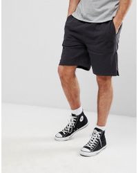 mens grey converse shorts