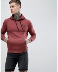 gym king red hoodie