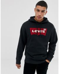 levi's batwing hoodie