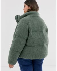 fleece puffer jacket