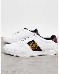River Island Sneakers Met Geborduurde Wesp in het Wit voor heren - Lyst