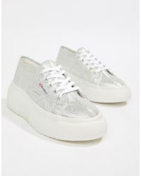 Superga 2287 silver Clearance