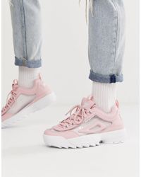 Zapatillas en rosa transparente Disruptor II Fila de Caucho de color Rosa |  Lyst